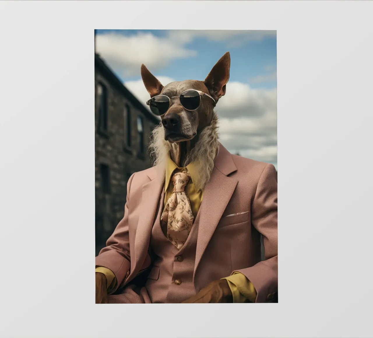 Duca pellicola backlit da Affiches Chien Originales – Dogland