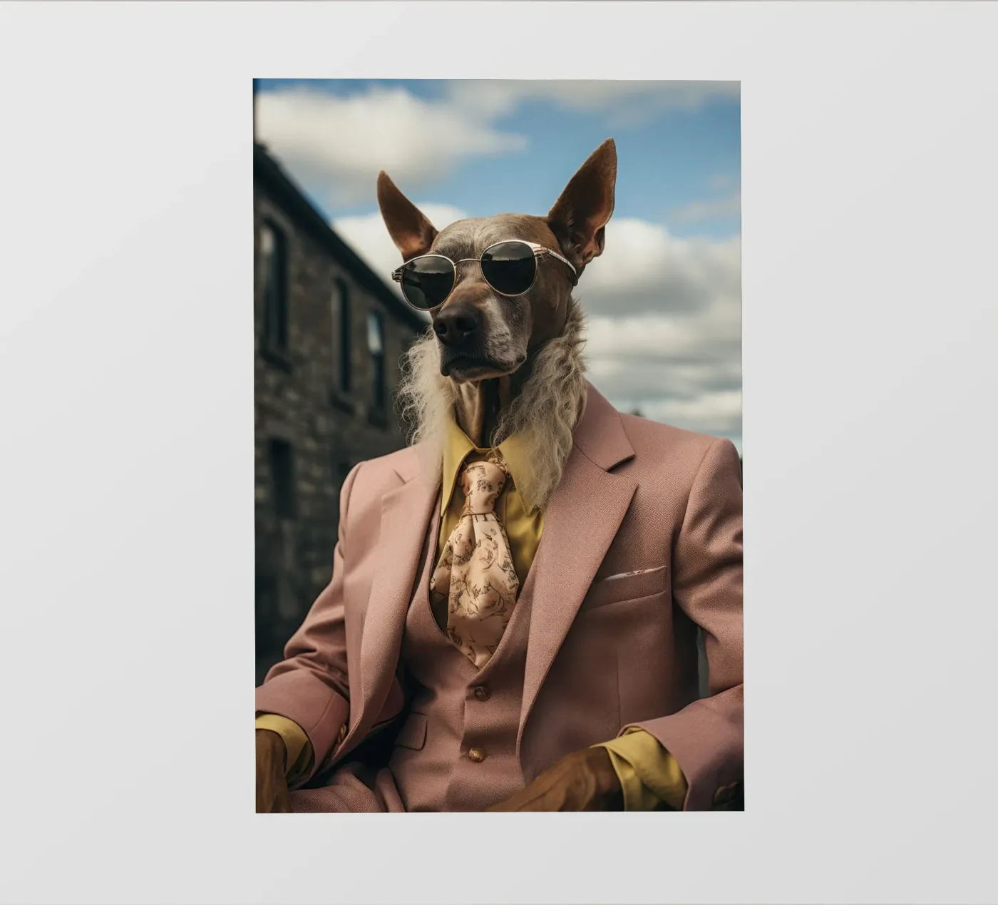 Duke pellicola backlit da Affiches Chien Originales – Dogland