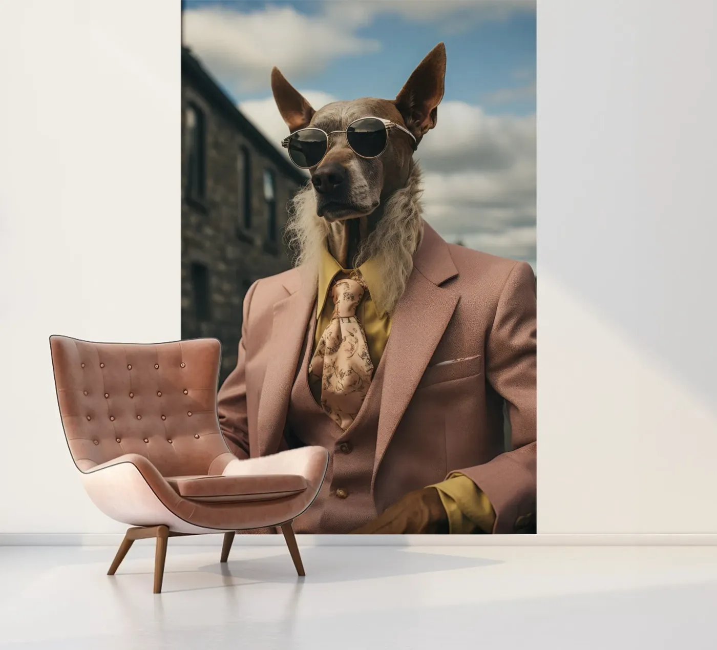 Hertog fotobehang van Affiches Chien Originales – Dogland
