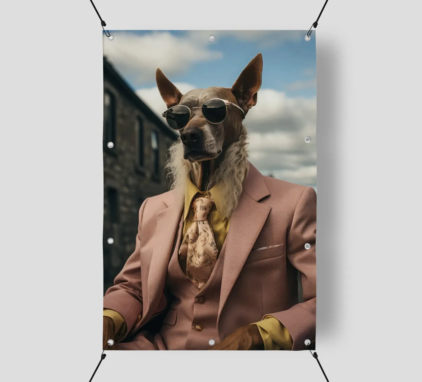 Duke bâche pvc de Affiches Chien Originales – Dogland