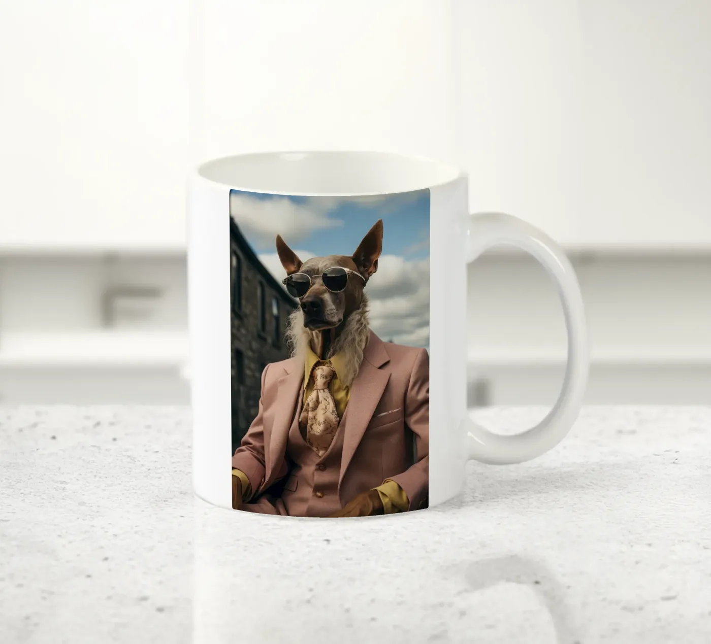 Duke ceramic mug by Affiches Chien Originales – Dogland