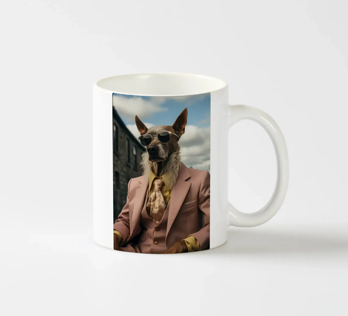 Duke ceramic mug by Affiches Chien Originales – Dogland