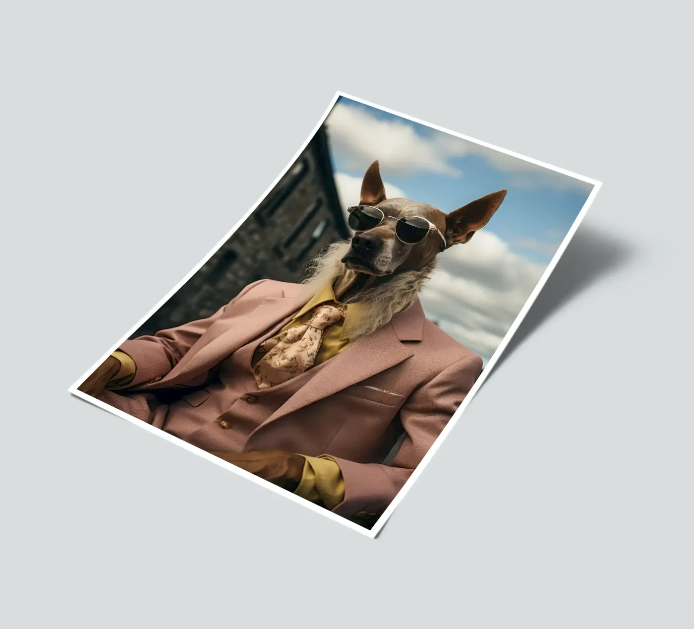 Duke sticker sheet by Affiches Chien Originales – Dogland