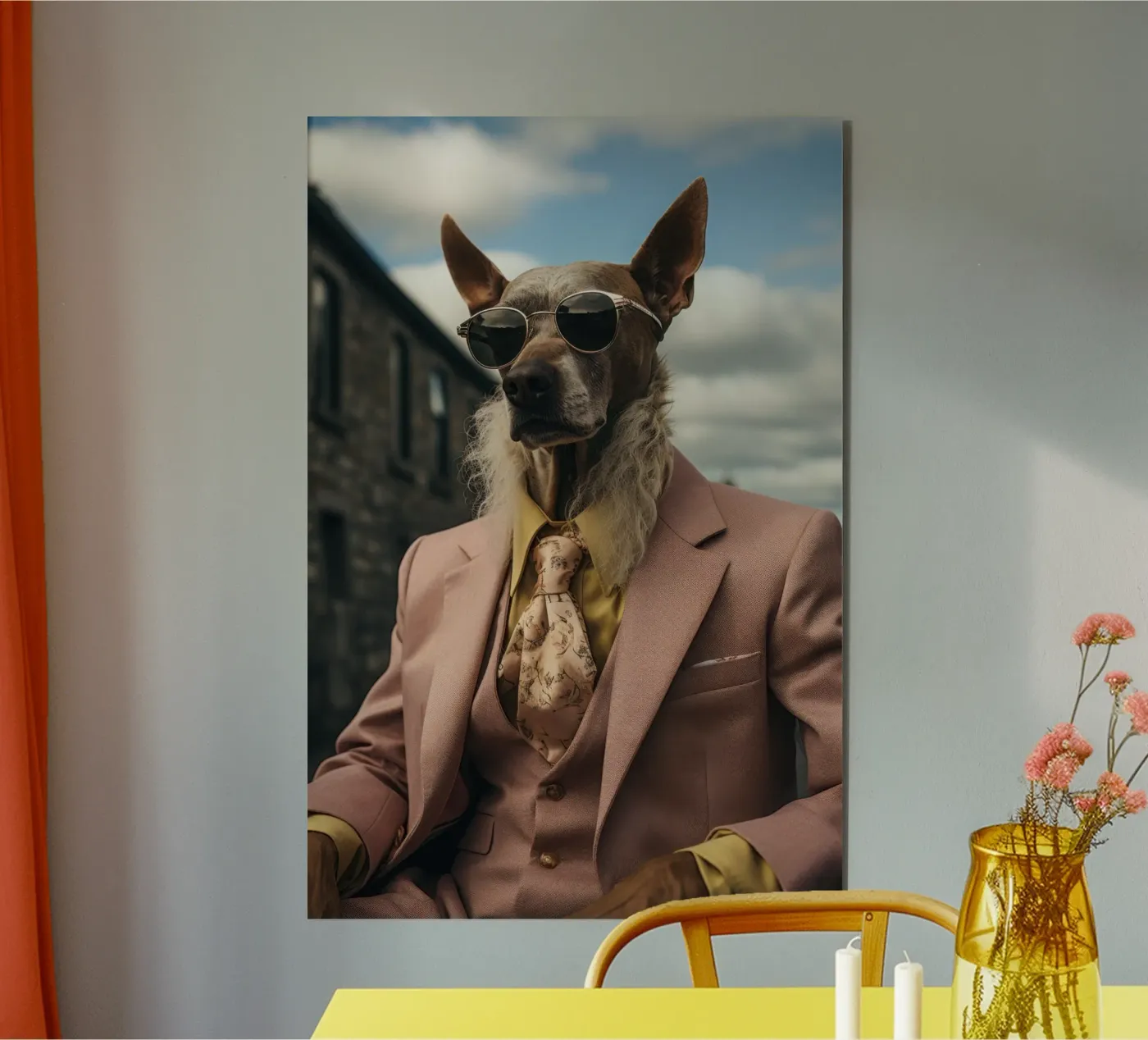 Duke alu-dibond by Affiches Chien Originales – Dogland