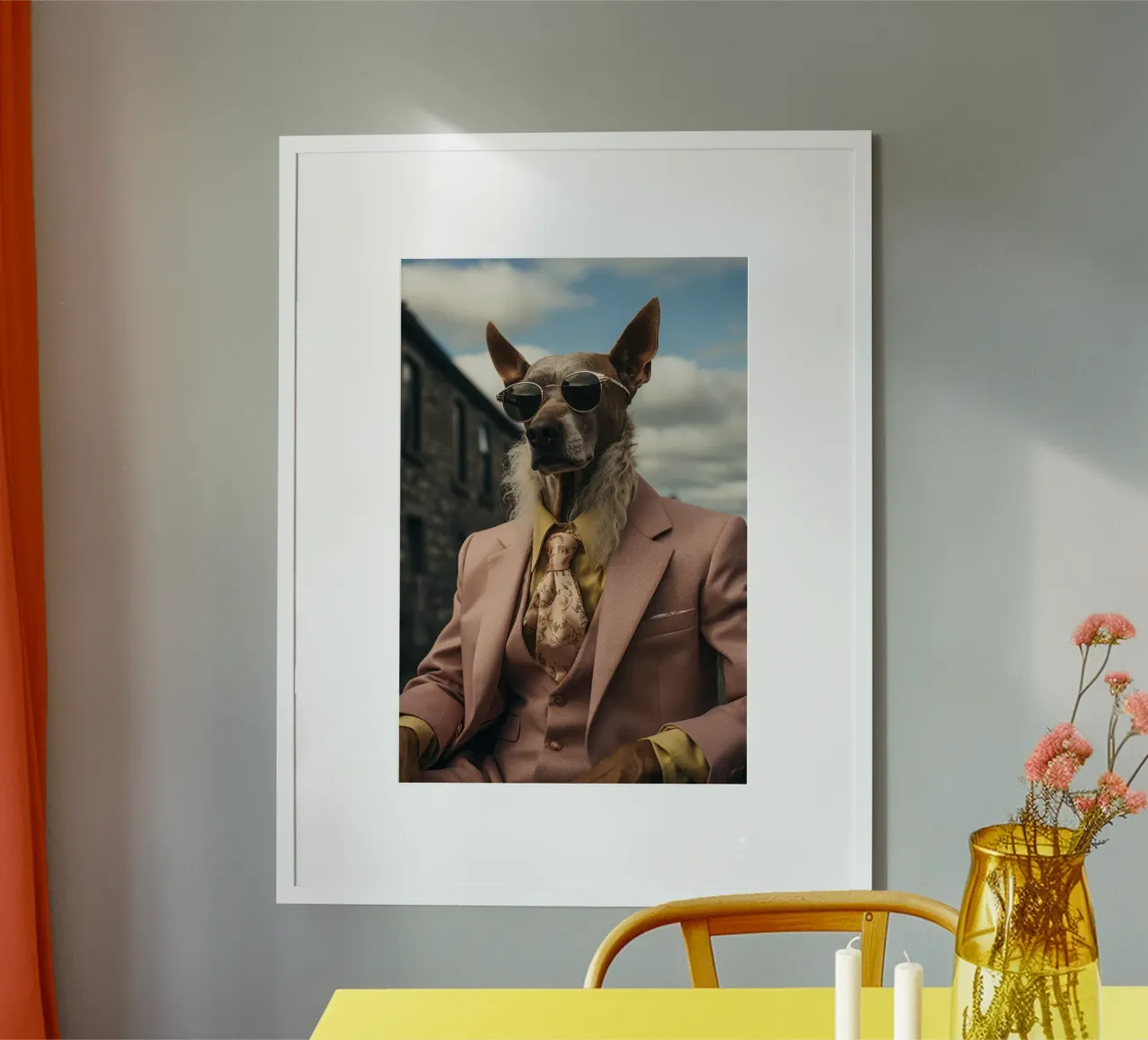 Duke Poster von Affiches Chien Originales – Dogland