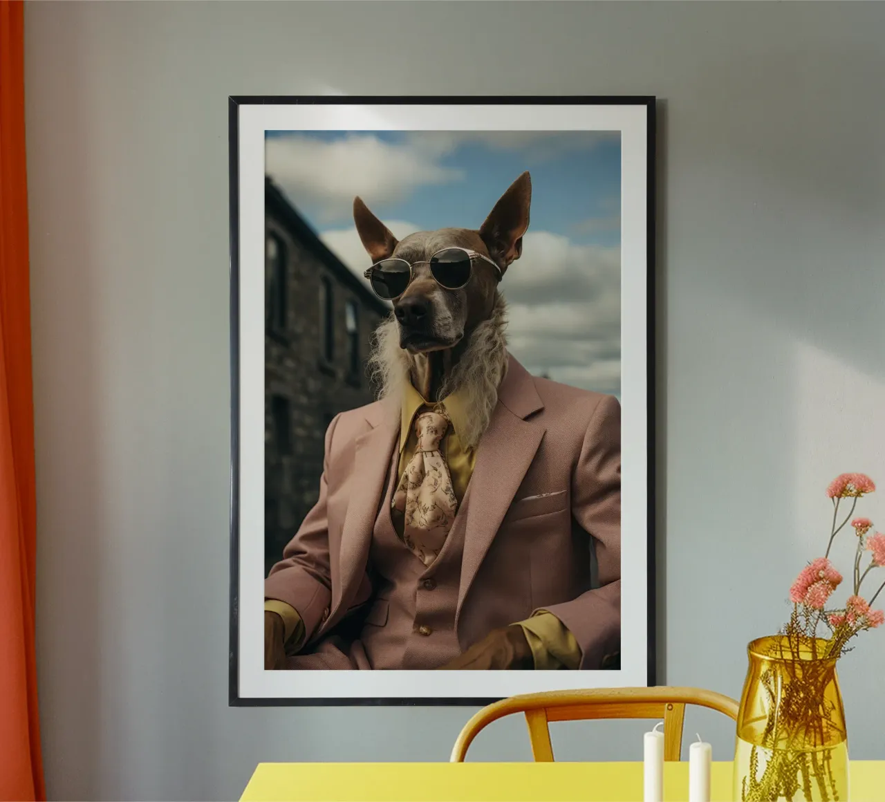 Duke Poster von Affiches Chien Originales – Dogland