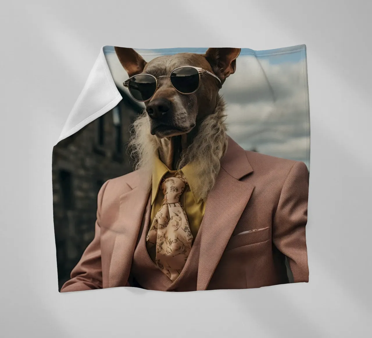 Duke Fleecedecke von Affiches Chien Originales – Dogland