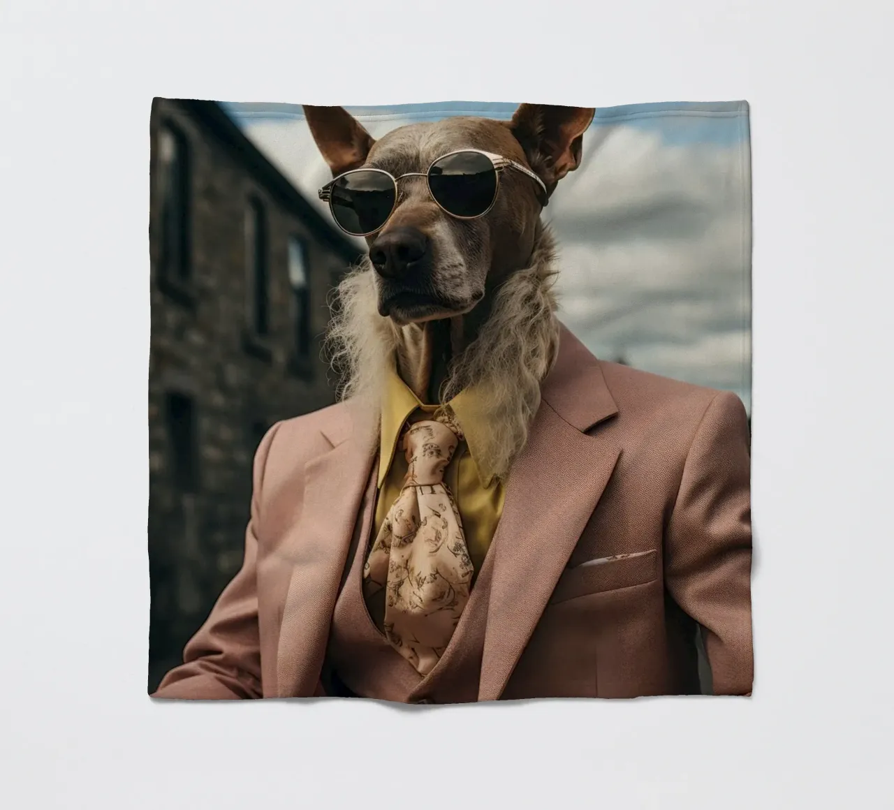 Duke Fleecedecke von Affiches Chien Originales – Dogland