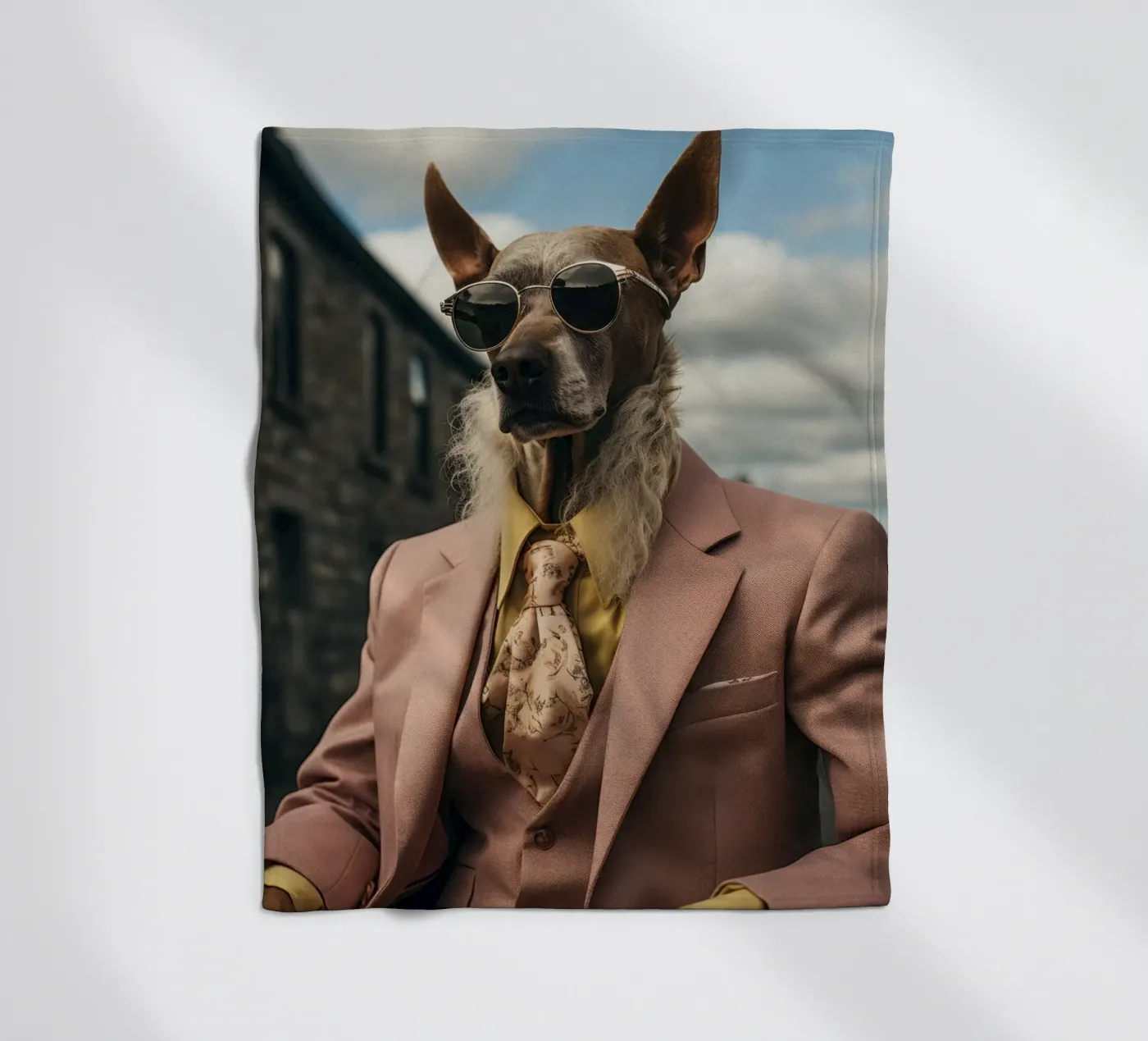 Duca coperta in pile da Affiches Chien Originales – Dogland