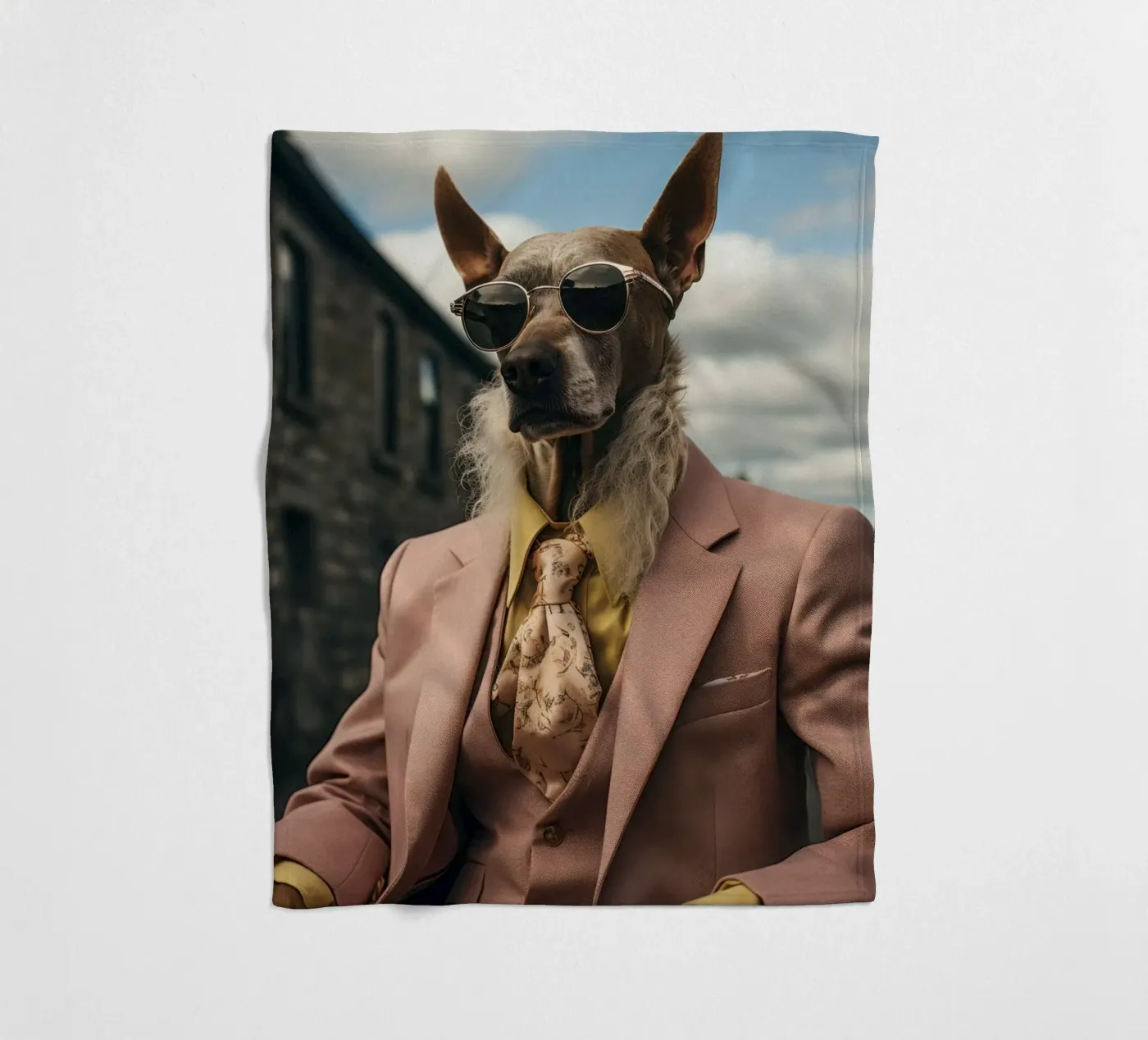 Duca coperta in pile da Affiches Chien Originales – Dogland