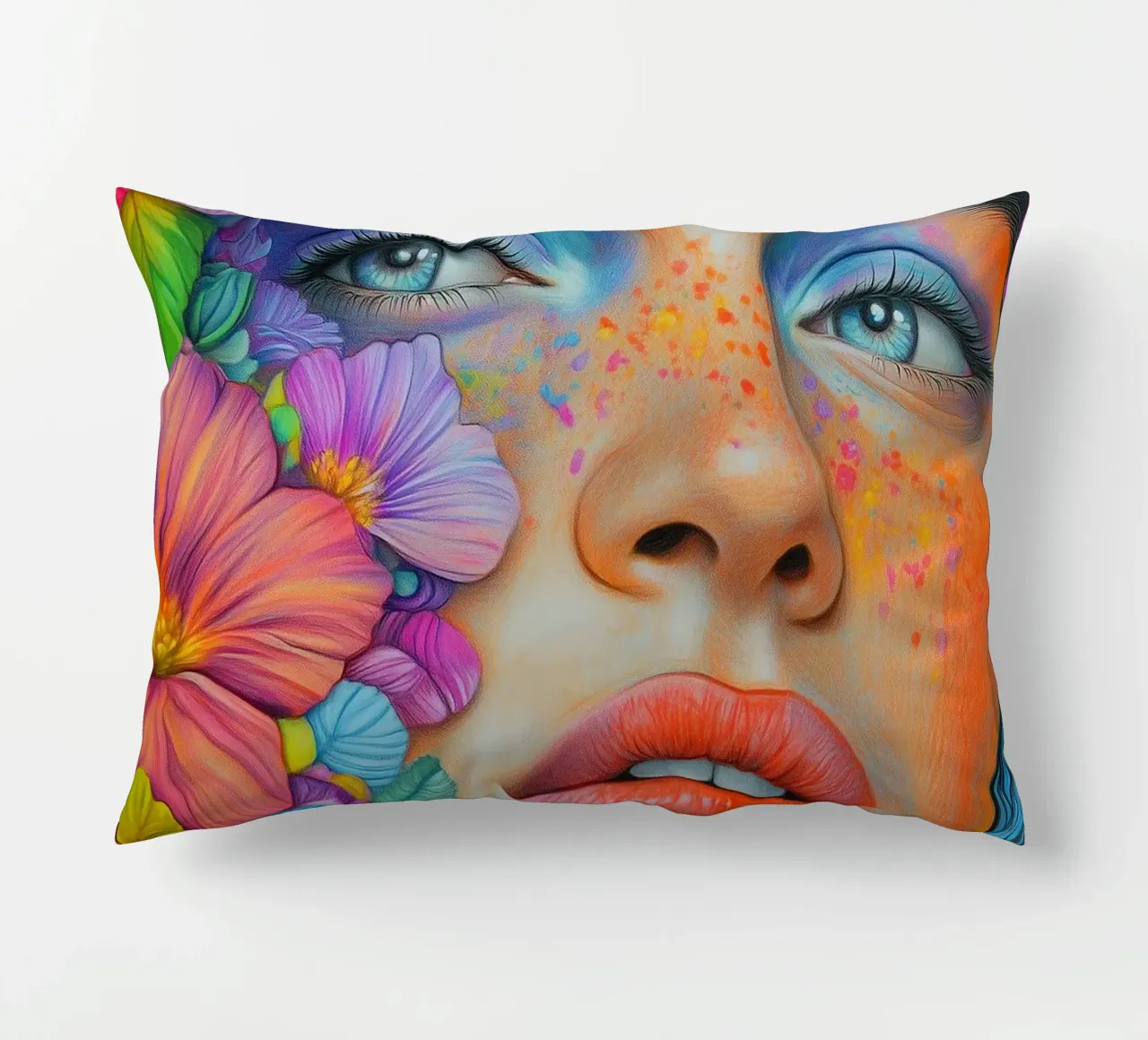 Eleganza pop femminile cuscino da Carinaprint