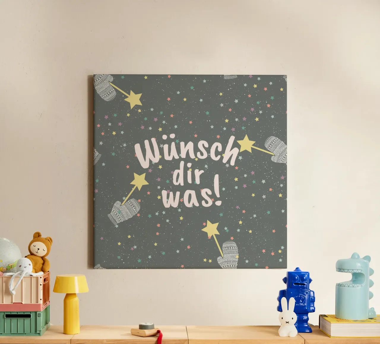 Wünsch dir was tela con Cornice a cassetta da Ohkimiko