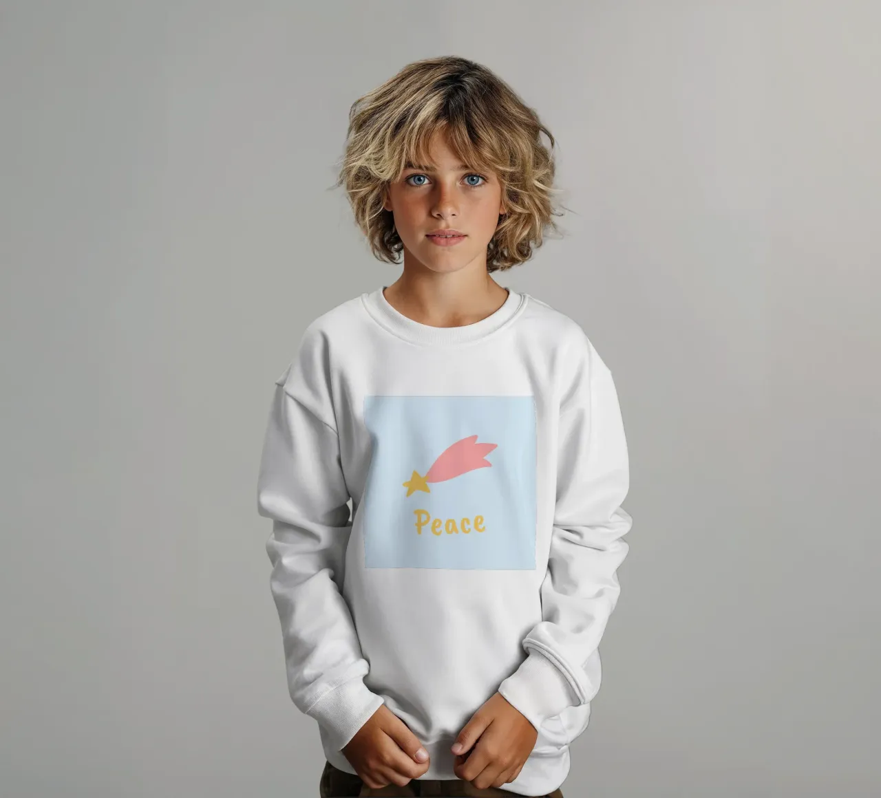 Peace - Sternschnuppe felpa bambino da Ohkimiko