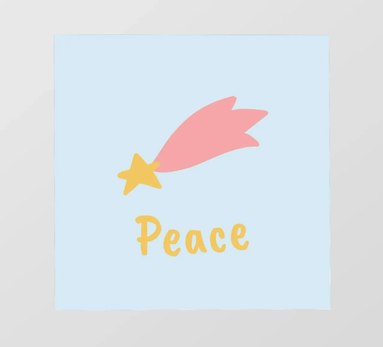 Peace - Sternschnuppe pellicola backlit da Ohkimiko