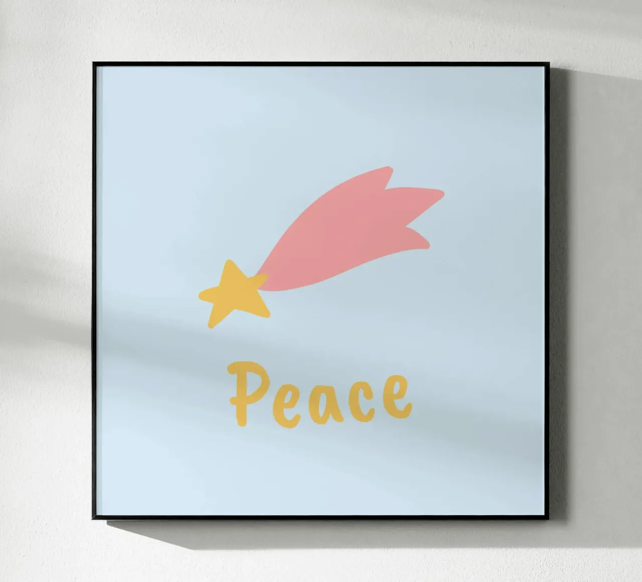 Peace - Sternschnuppe plexiglass da Ohkimiko