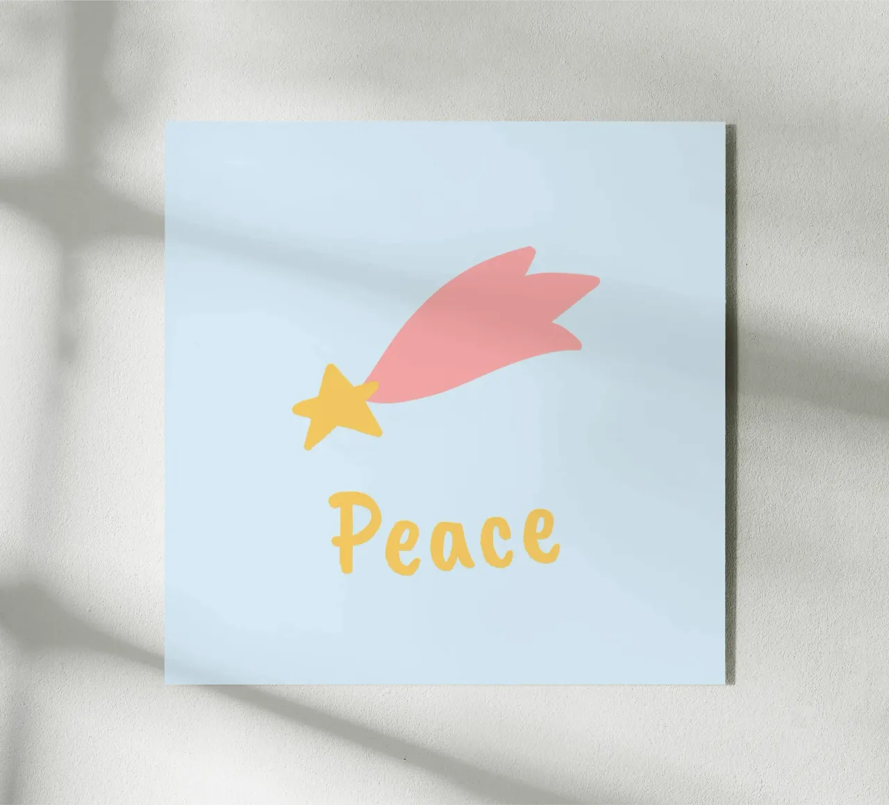 Peace - Sternschnuppe plexiglass da Ohkimiko