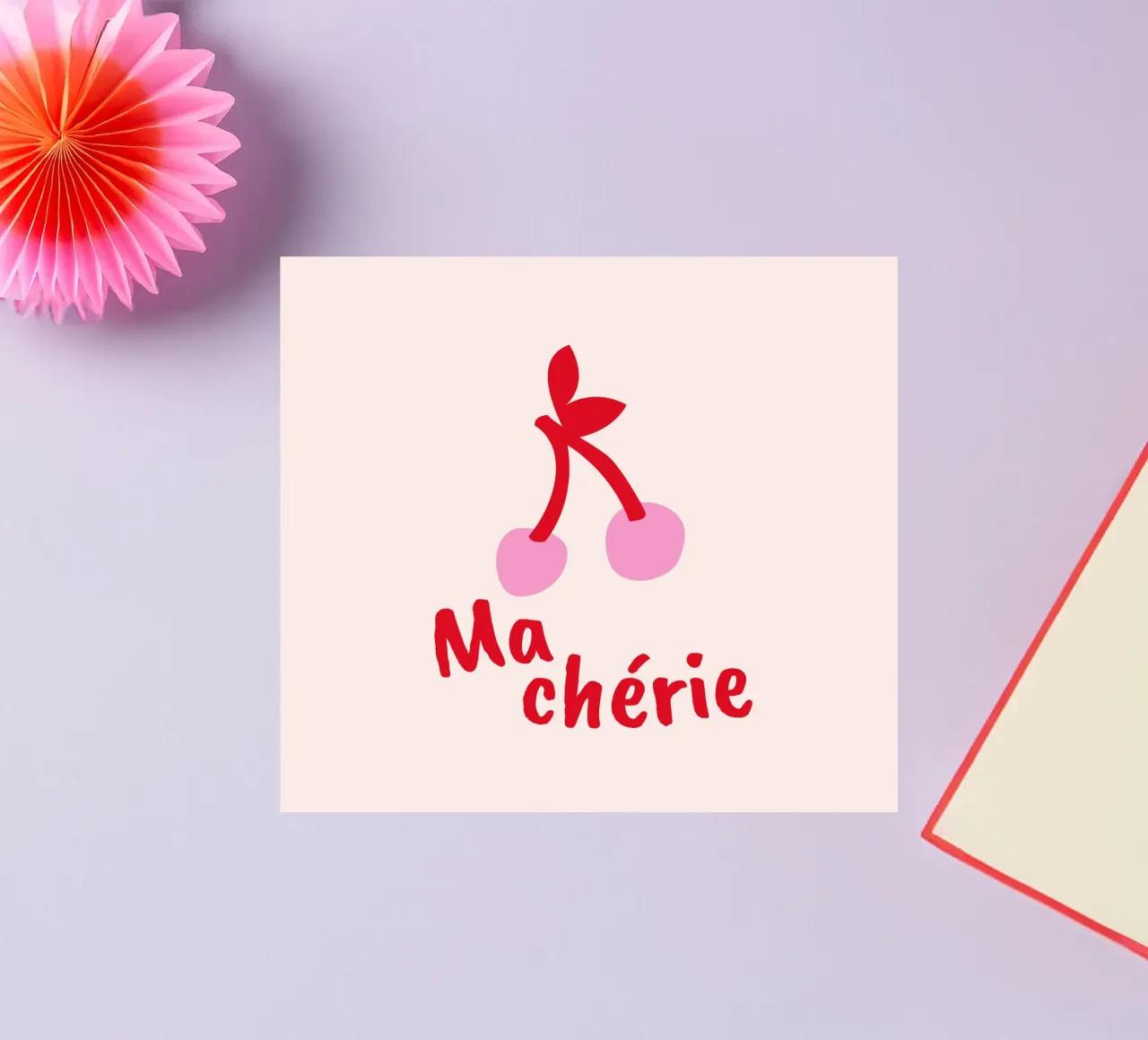 Ma chérie - Kirsche adesivo da Ohkimiko