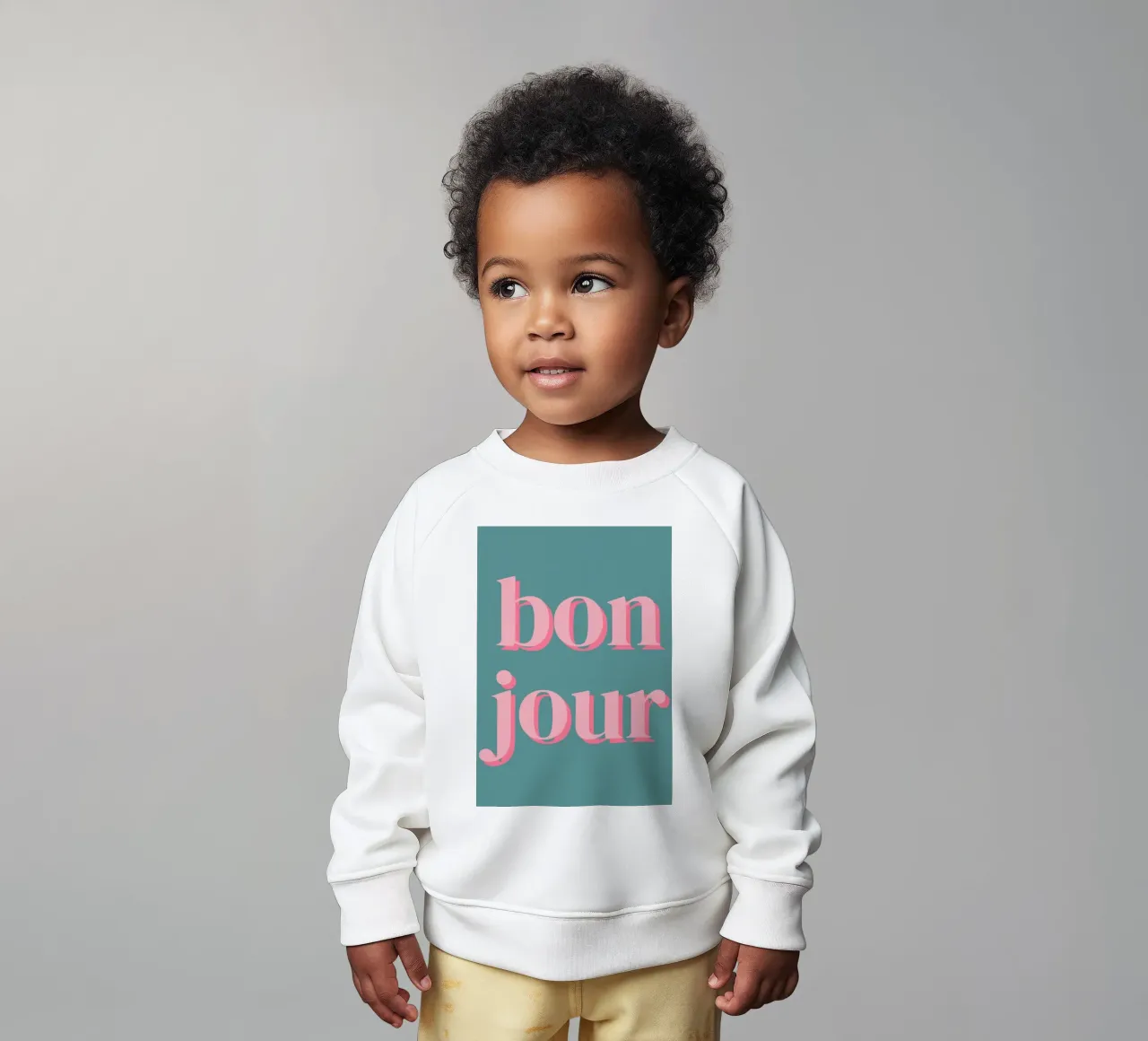 bonjour detto francese felpa neonato da pdigitalprints