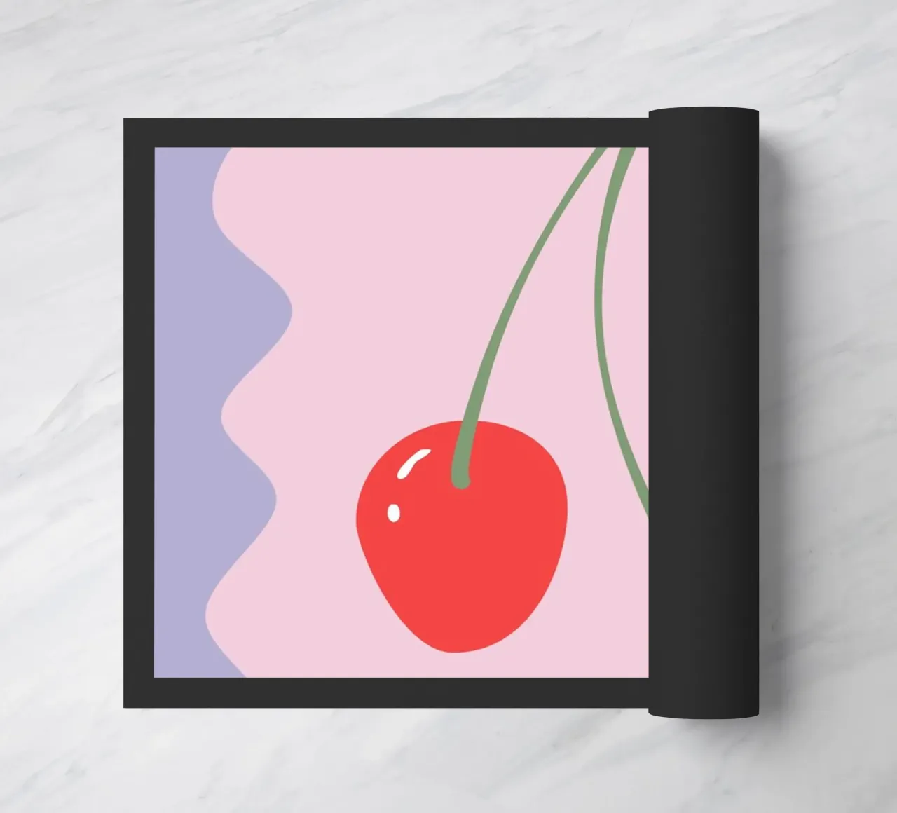 Preppy Cherry PRINT doormat by pdigitalprints