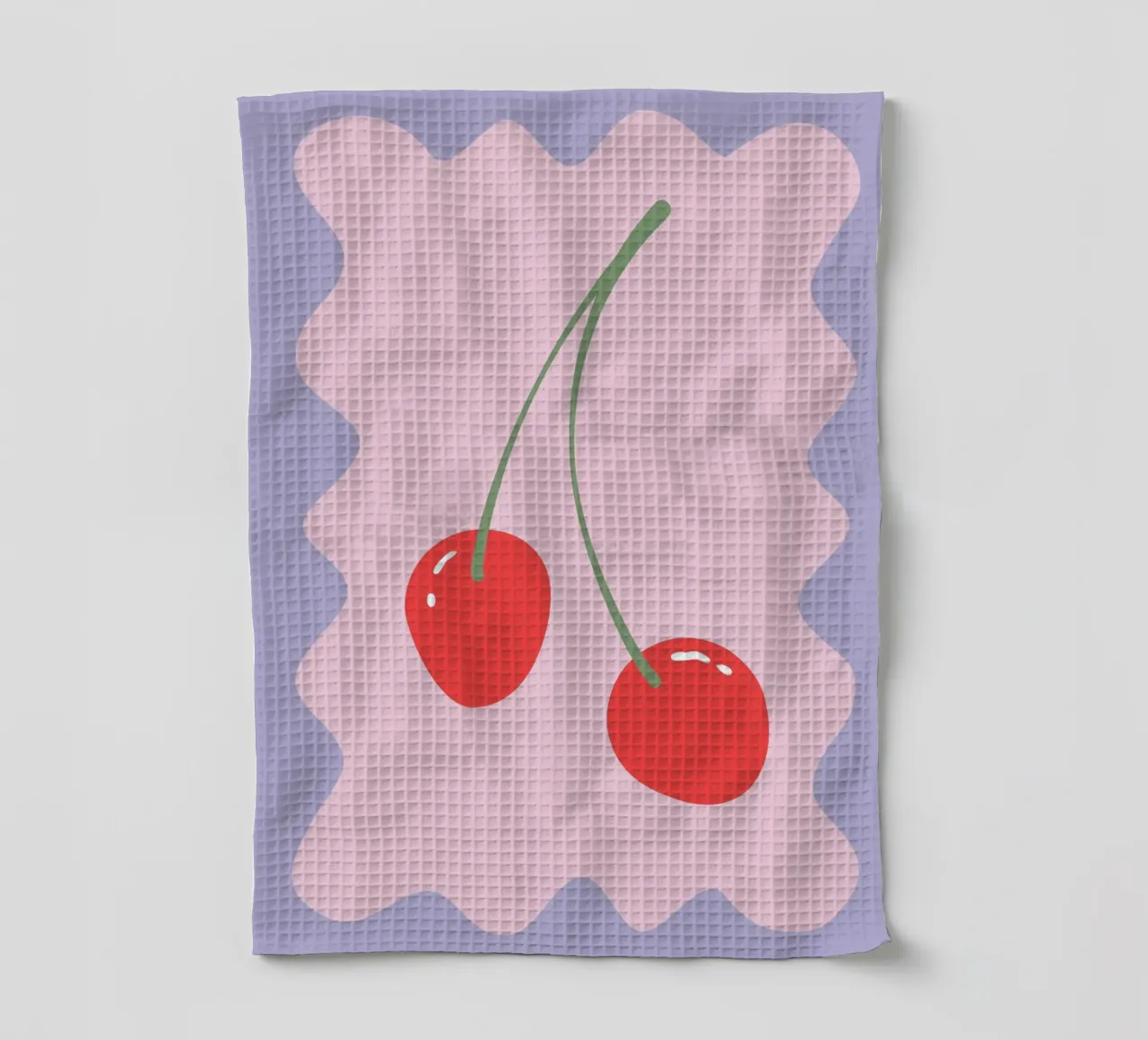 Preppy Cherry PRINT torchon de pdigitalprints