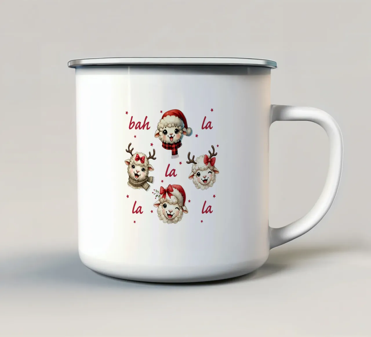 Bah and la tazza in smalto da edsonramosart
