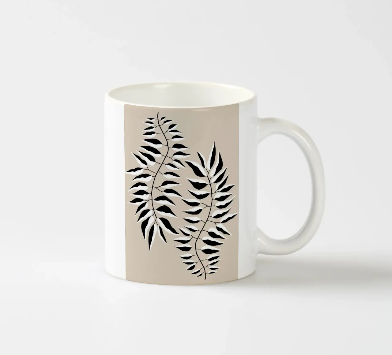 Pflanze I - Linienzeichnung tazza in ceramica da BAINAI
