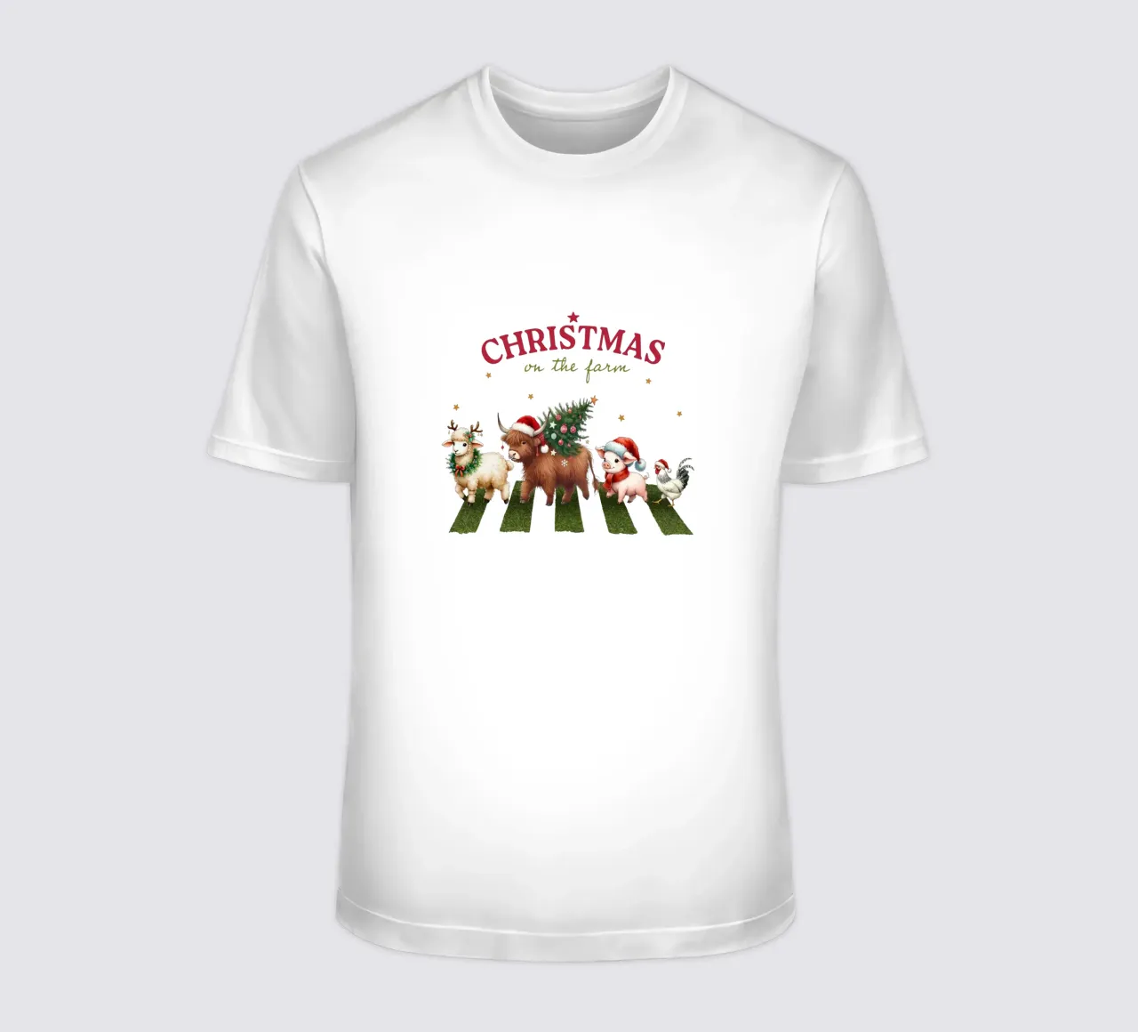 Christmas on the farm t-shirt da edsonramosart