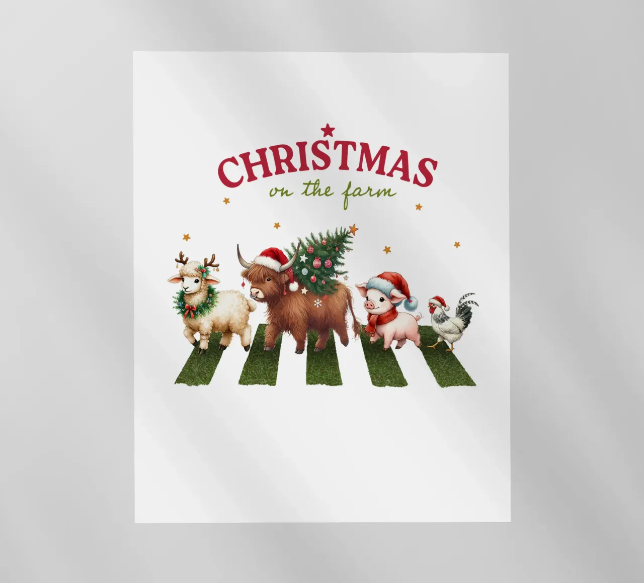 Christmas on the farm pellicola backlit da edsonramosart
