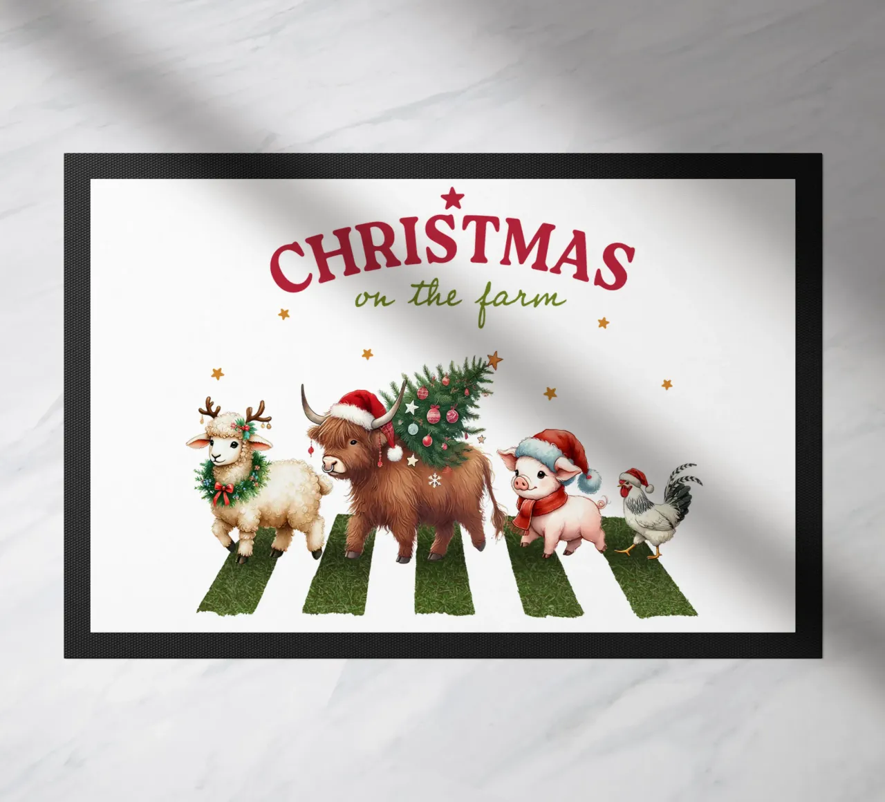 Christmas on the farm zerbino da edsonramosart