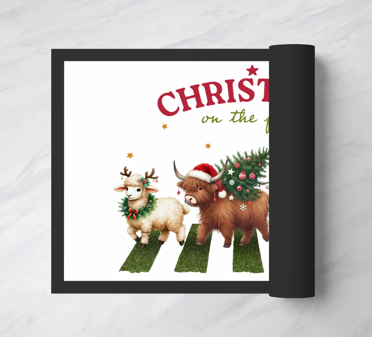 Christmas on the farm zerbino da edsonramosart
