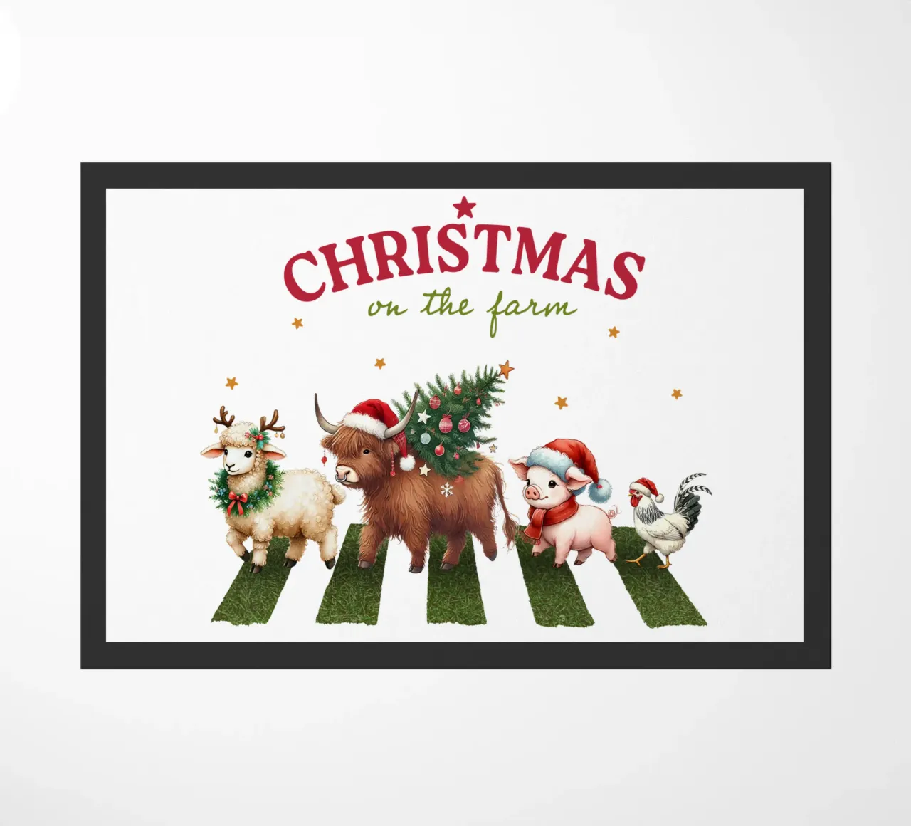 Christmas on the farm zerbino da edsonramosart