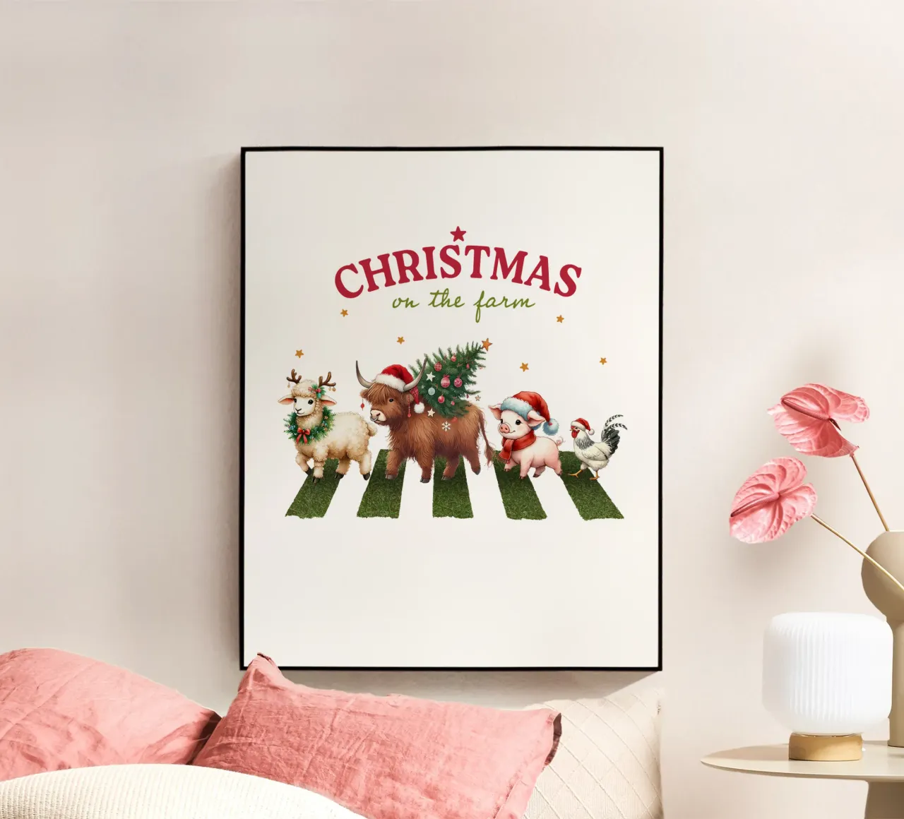 Christmas on the farm plexiglass da edsonramosart