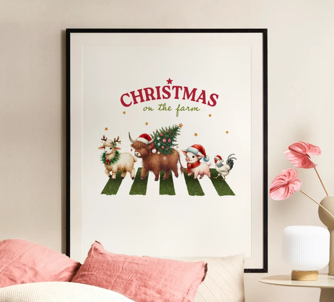 Christmas on the farm carta hahnemühle da edsonramosart