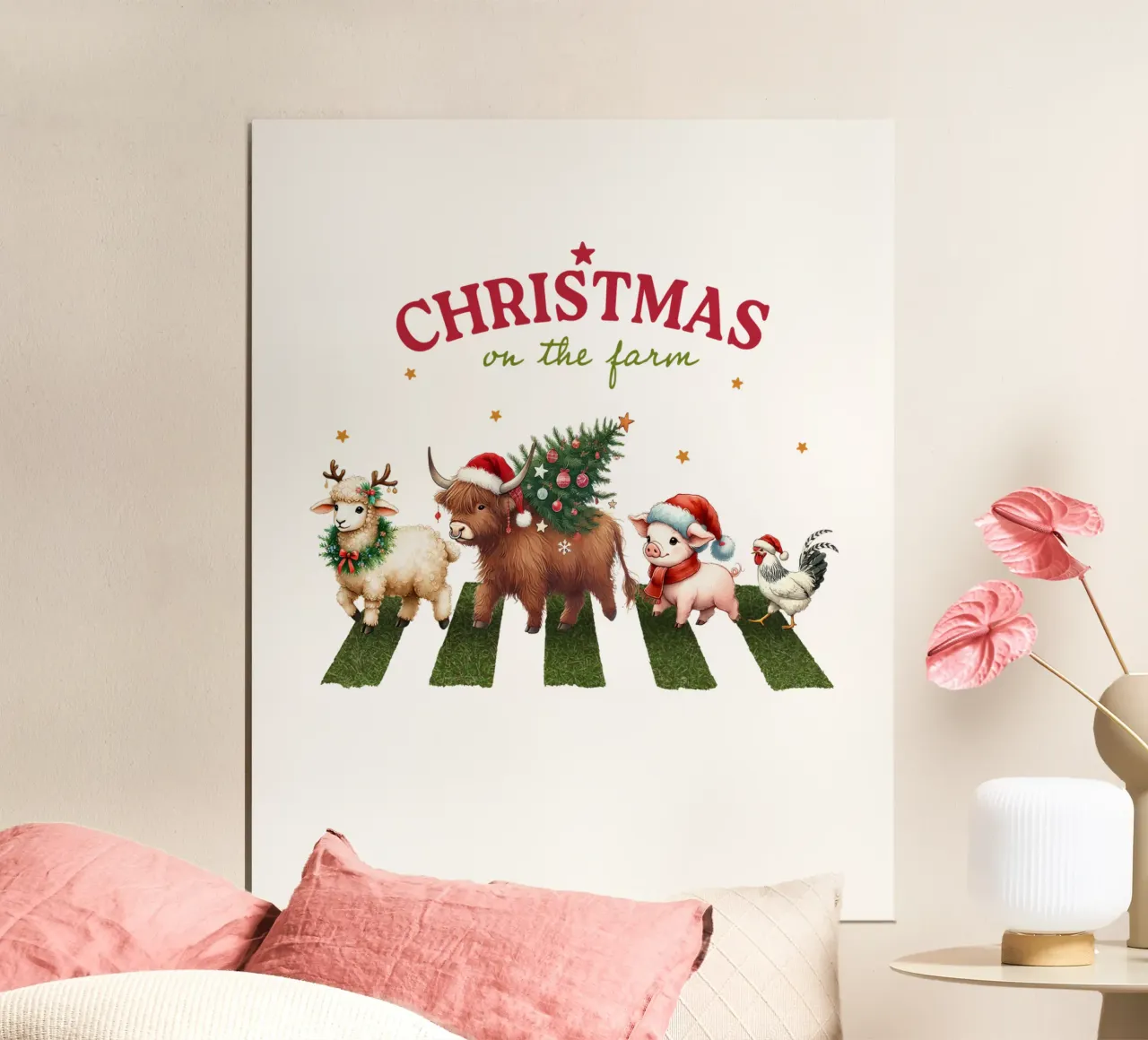 Christmas on the farm carta hahnemühle da edsonramosart