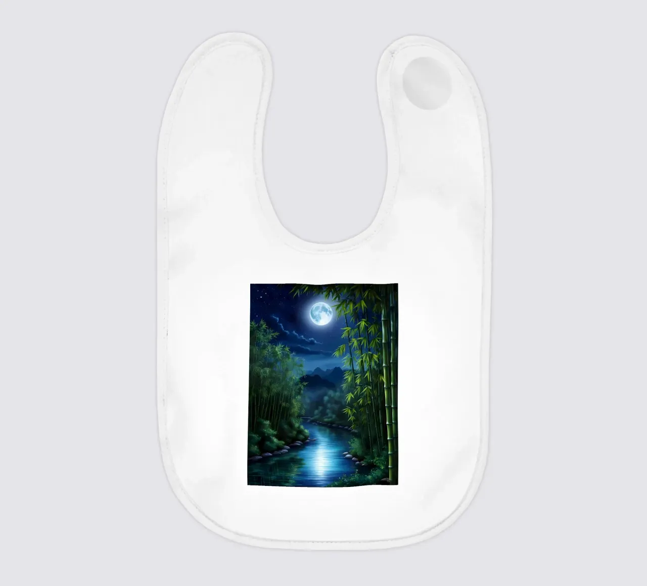 Bambù Notte di luna bavaglino da Artistic-shop