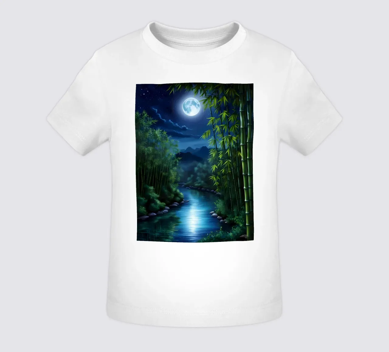 Bambù Notte di luna maglietta neonato da Artistic-shop