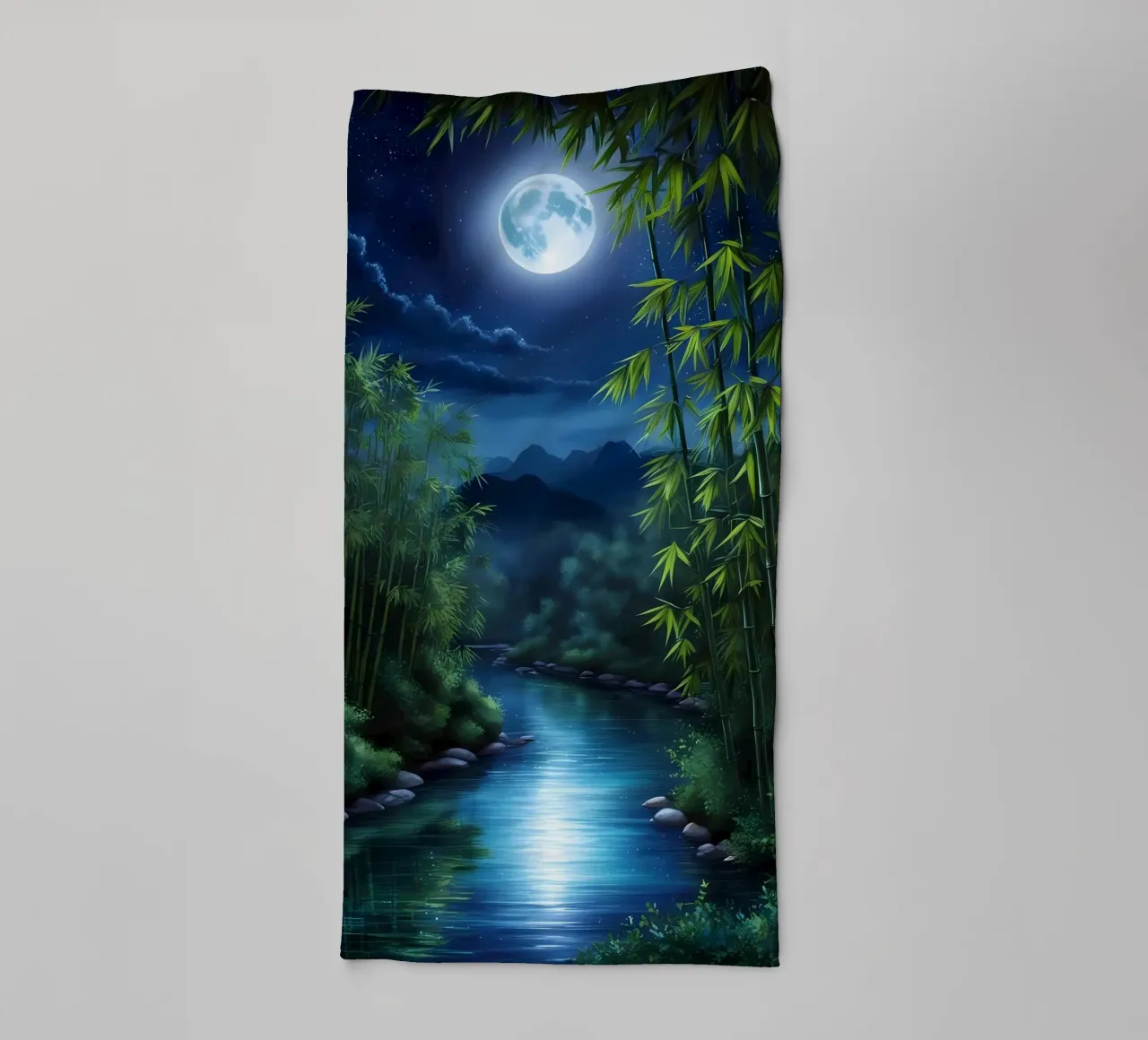 Bambù Notte di luna asciugamano da bagno da Artistic-shop
