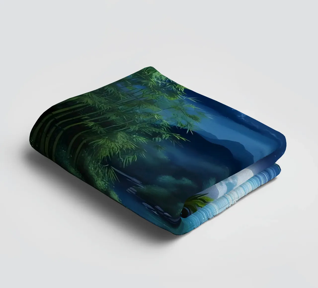 Bambù Notte di luna asciugamano da bagno da Artistic-shop