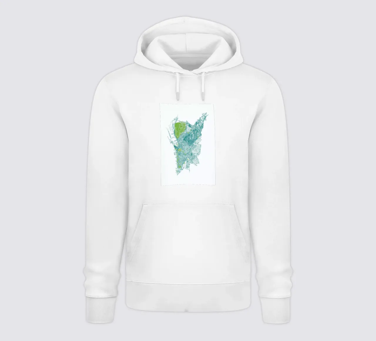 Barcelona Pattern No Pattern felpa con cappuccio da Mattygug