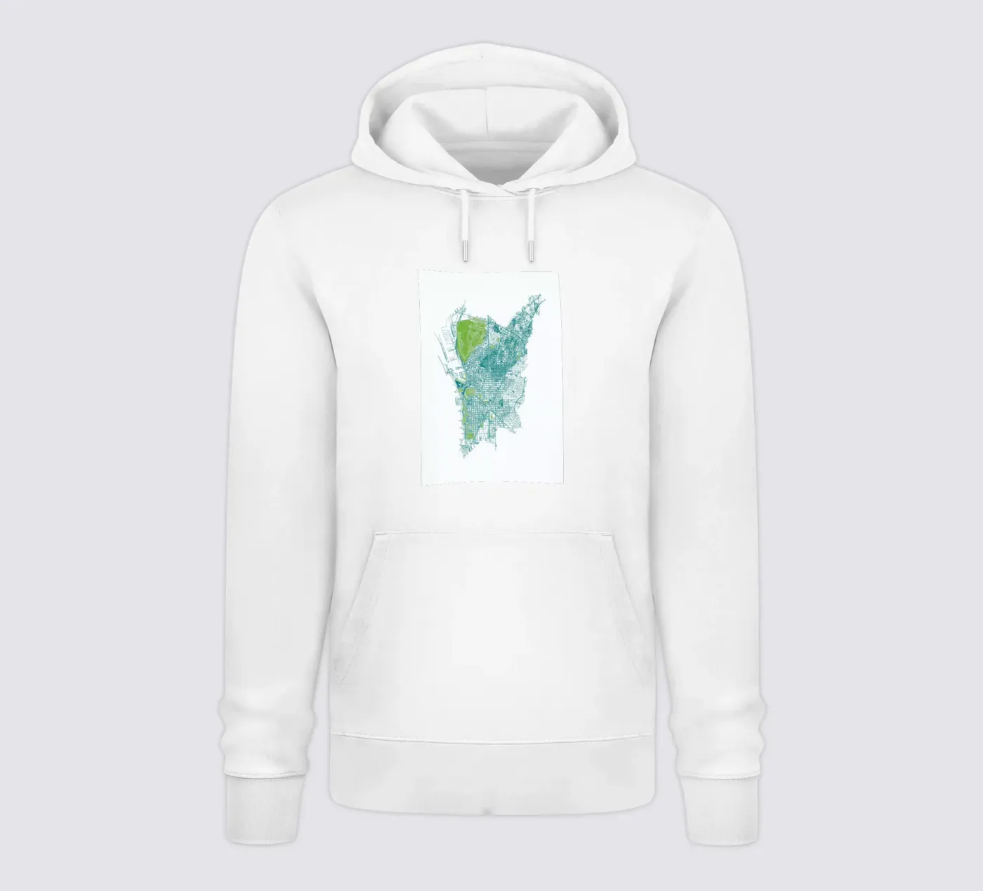 Barcelona Pattern No Pattern felpa con cappuccio da Mattygug