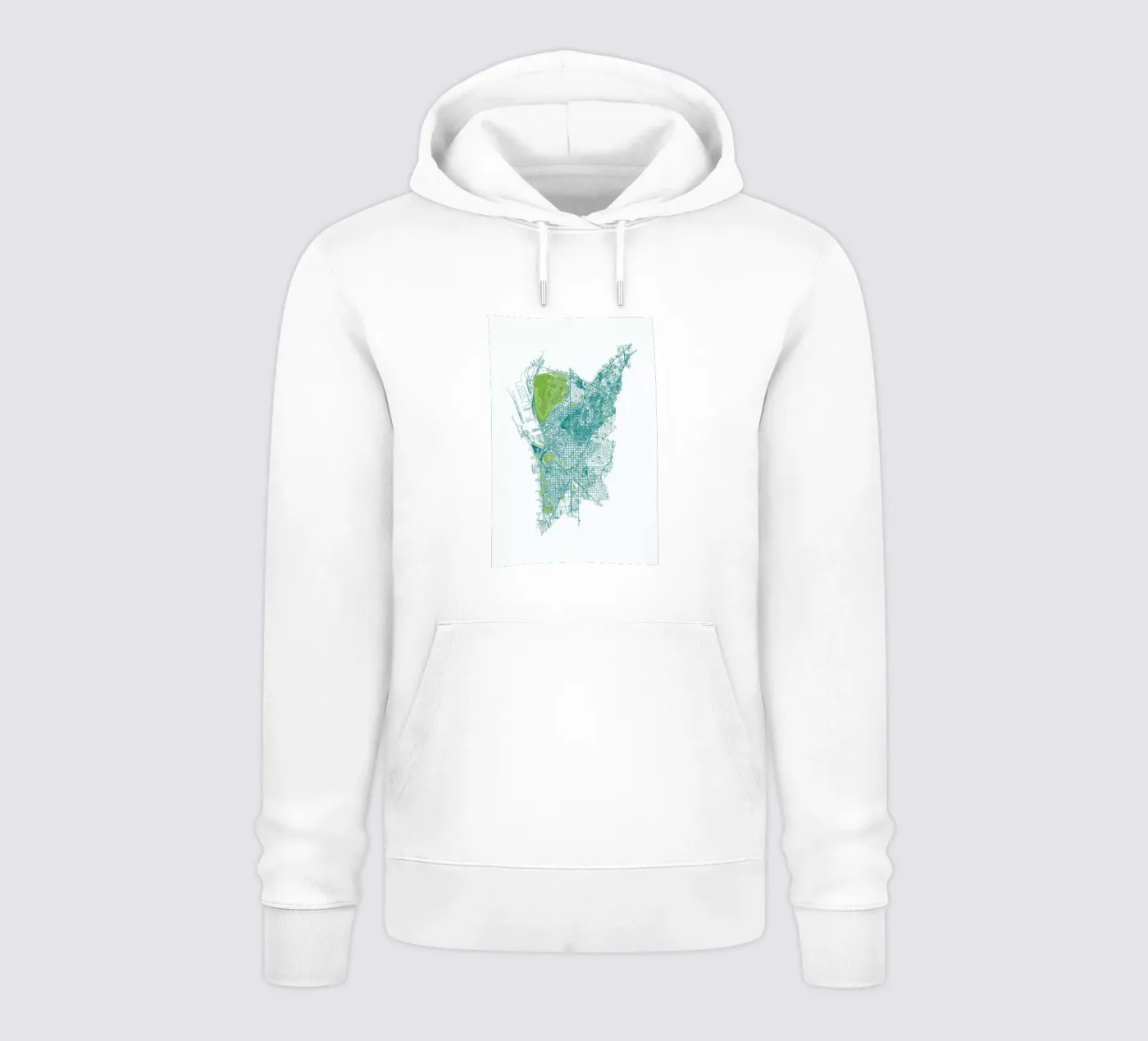 Barcelona Pattern No Pattern felpa con cappuccio da Mattygug