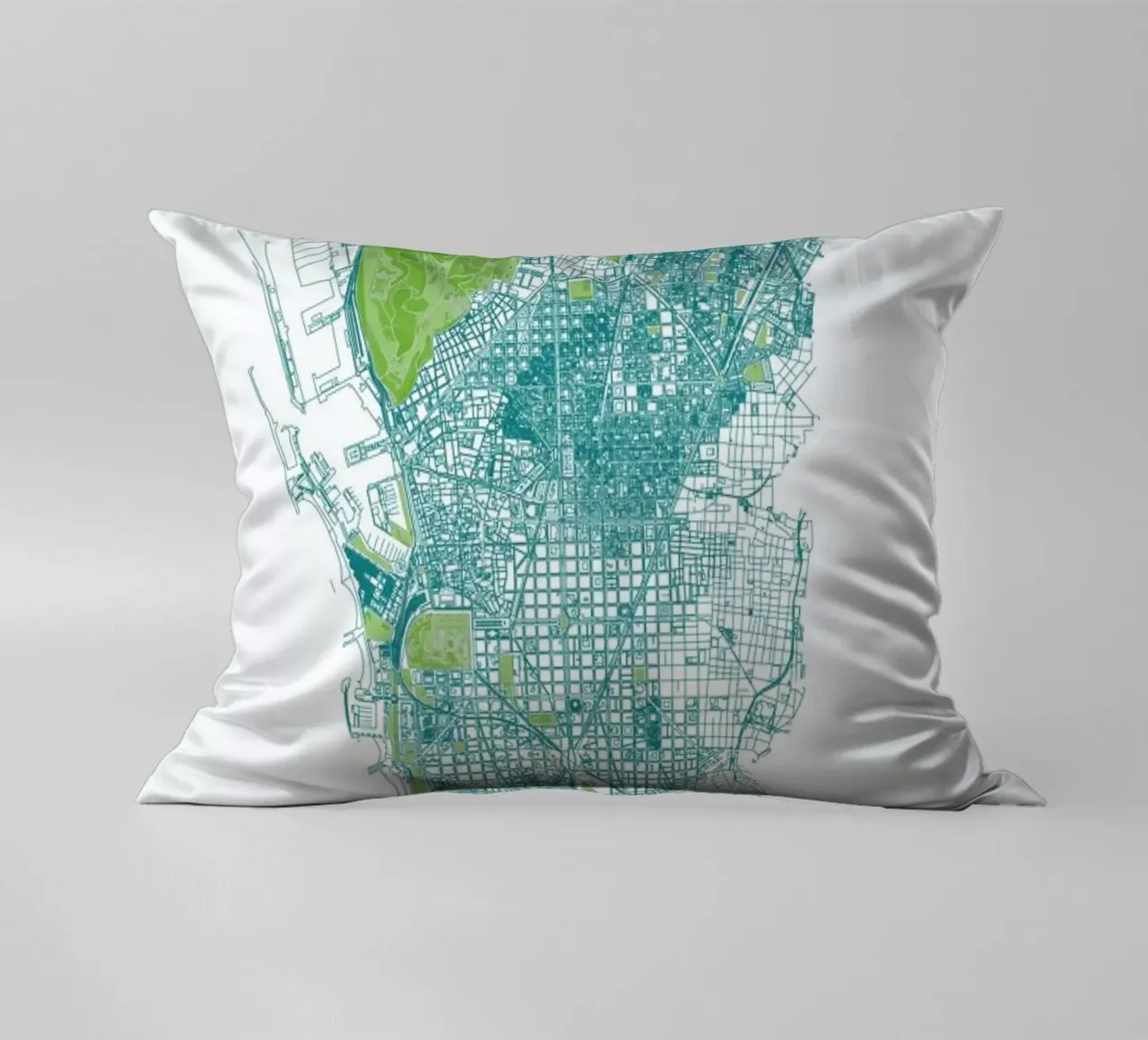 Barcelona Pattern No Pattern Kissen von Mattygug