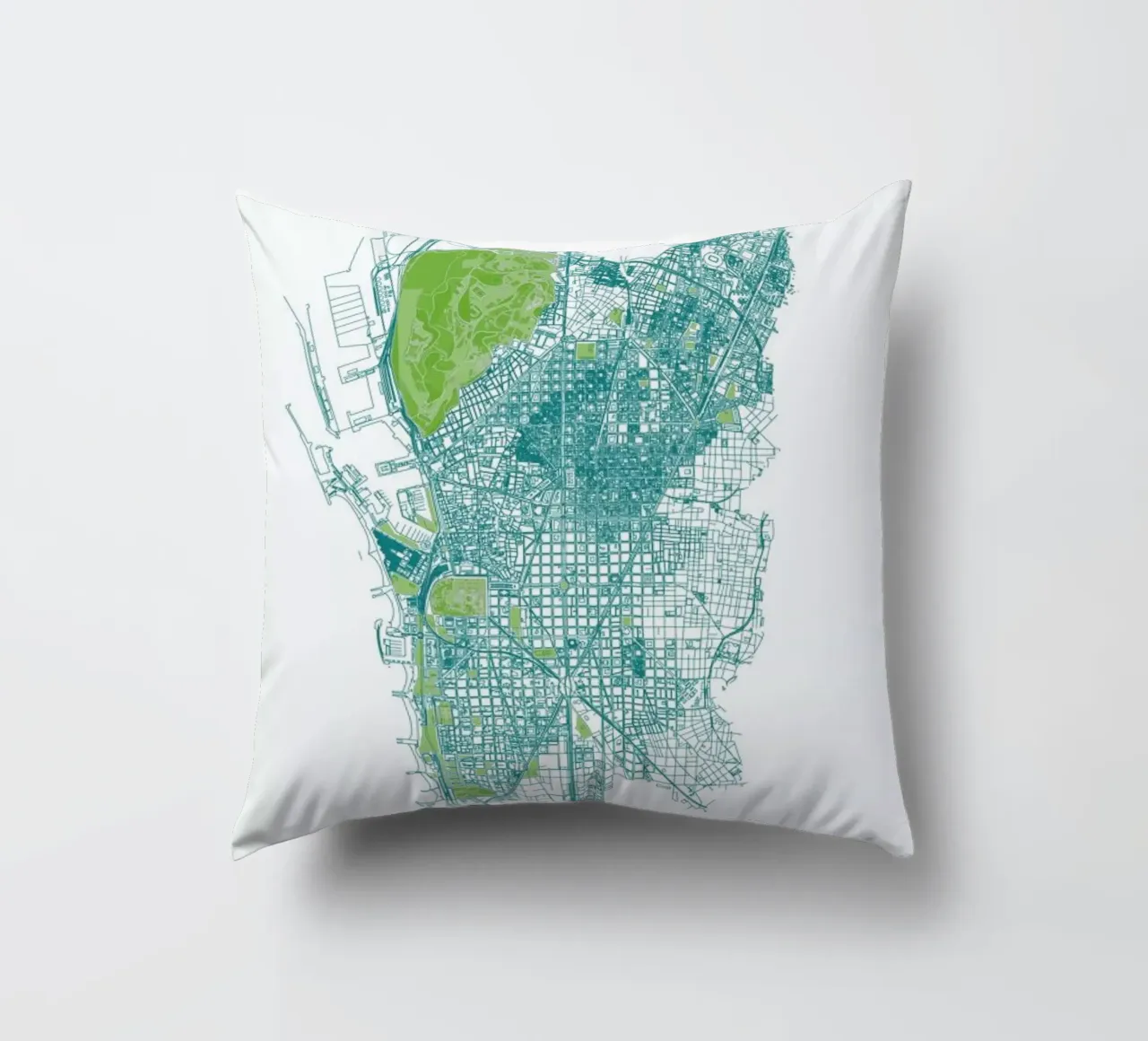 Barcelona Pattern No Pattern cuscino da Mattygug