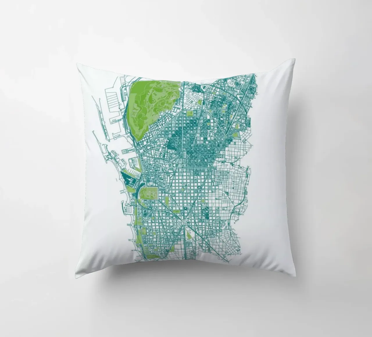 Barcelona Pattern No Pattern cuscino da Mattygug