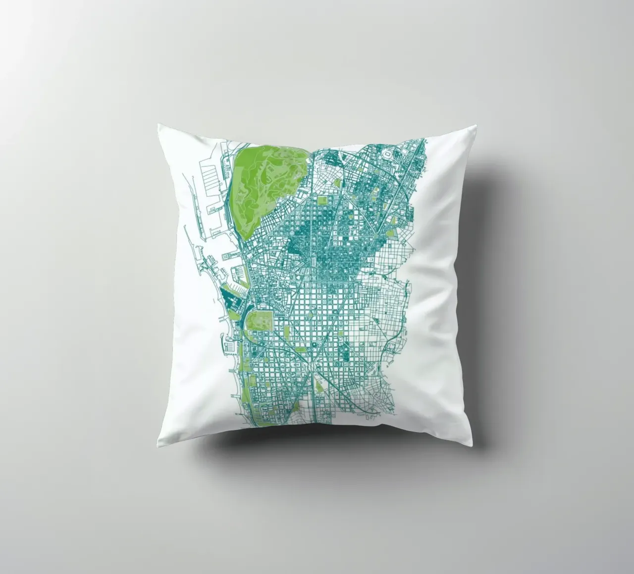 Barcelona Pattern No Pattern cuscino da Mattygug