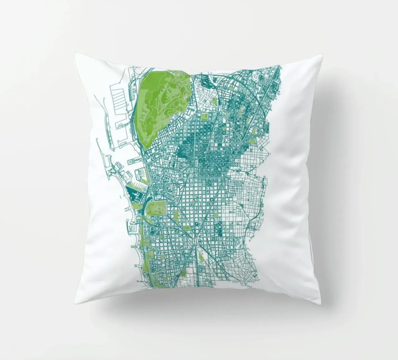 Barcelona Pattern No Pattern cuscino da Mattygug