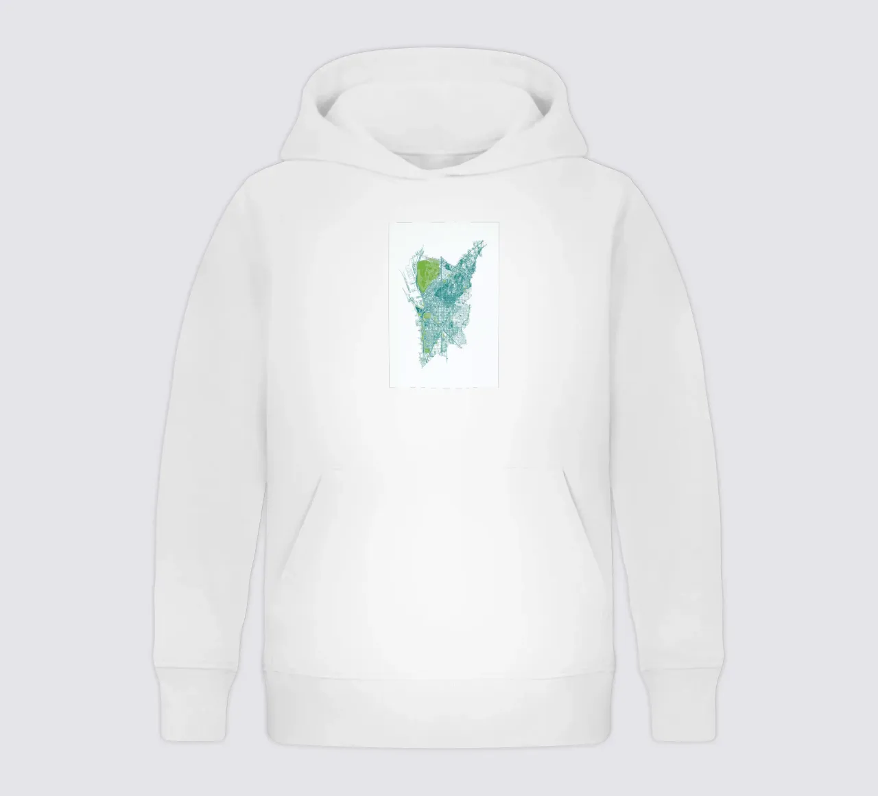 Barcelona Pattern No Pattern felpa bambino con cappuccio da Mattygug