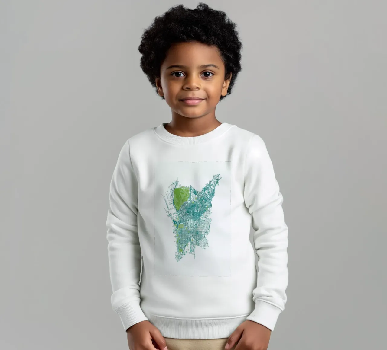Barcelona Pattern No Pattern Kinder Sweatshirt von Mattygug