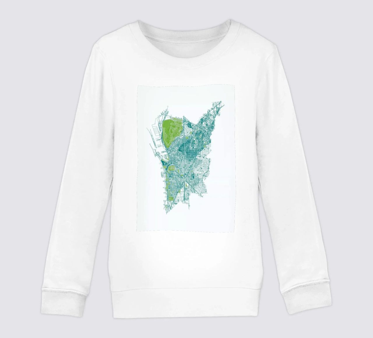 Barcelona Pattern No Pattern sudadera para niño de Mattygug