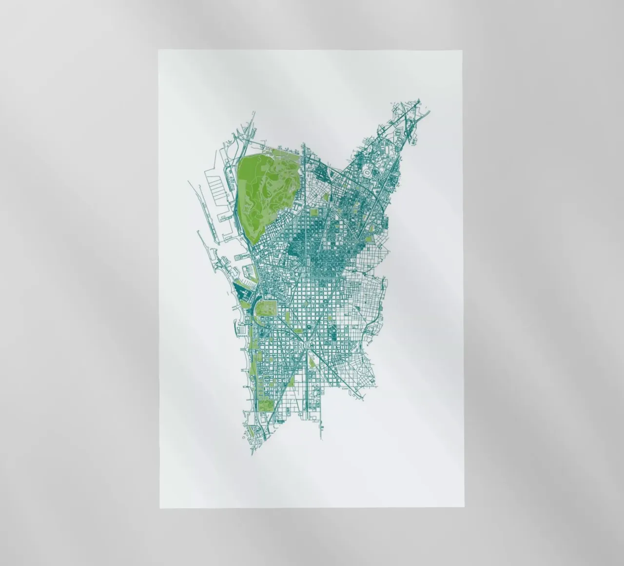 Barcelona Pattern No Pattern Backlit Folie von Mattygug